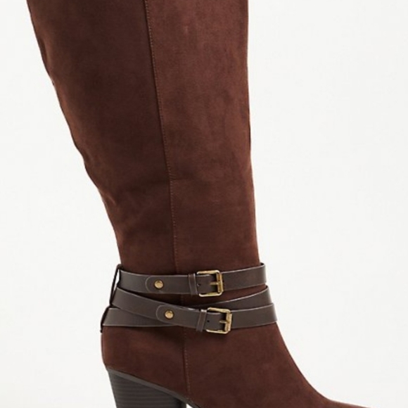 Torrid brown knee high boots size 9 - Picture 2 of 6